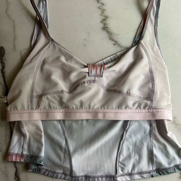 FP Movement by Free People Kindred Spirit Printed Tank Misty Plum Sunspace Combo - Picture 12 of 16